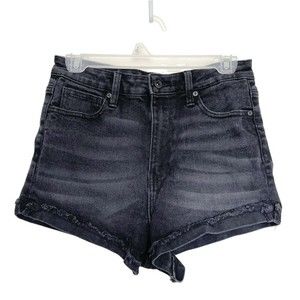 Kendall & Kylie Womens Shorts The Drifter High Rise Denim Jeans Size 7 Size 28